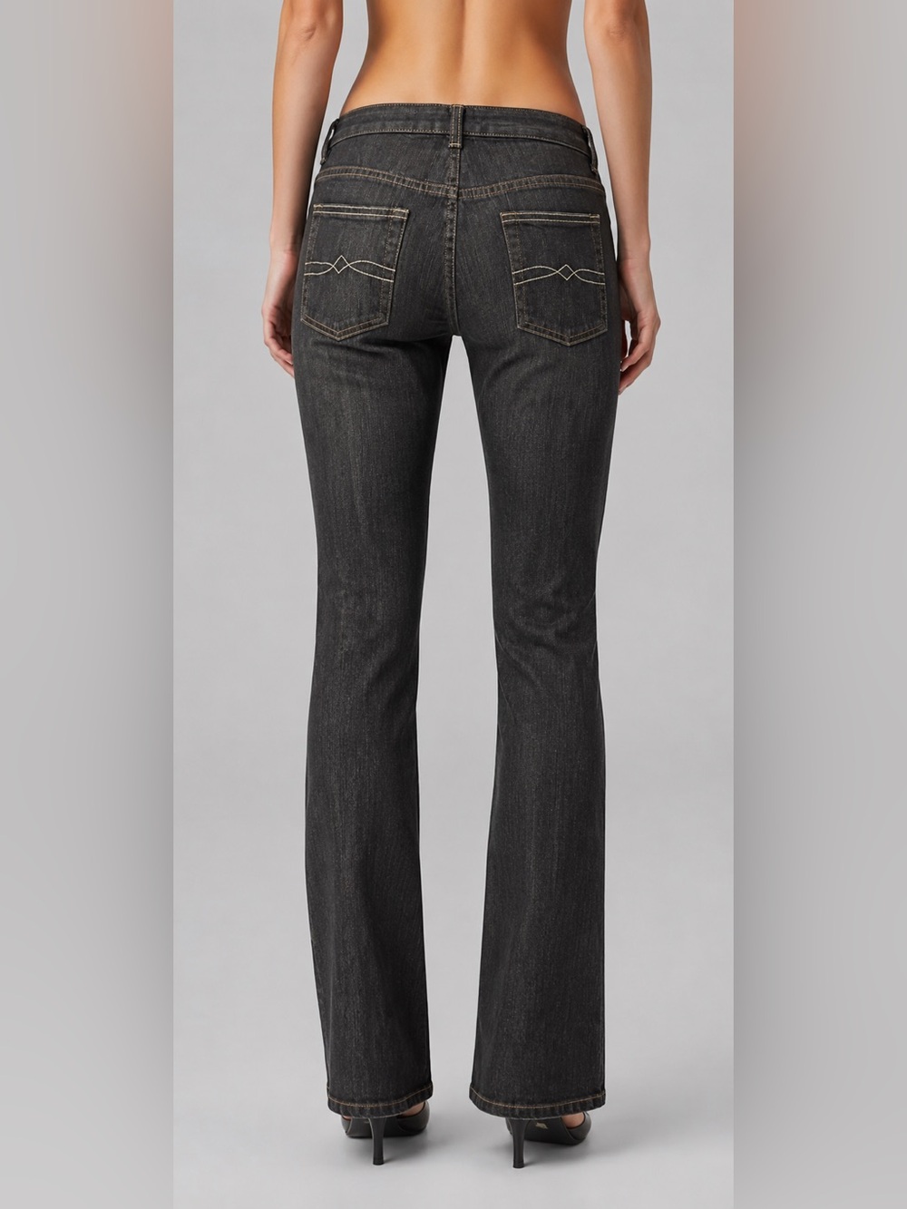 Studio59 Mid-rise Curvy Jeans-Washed Black